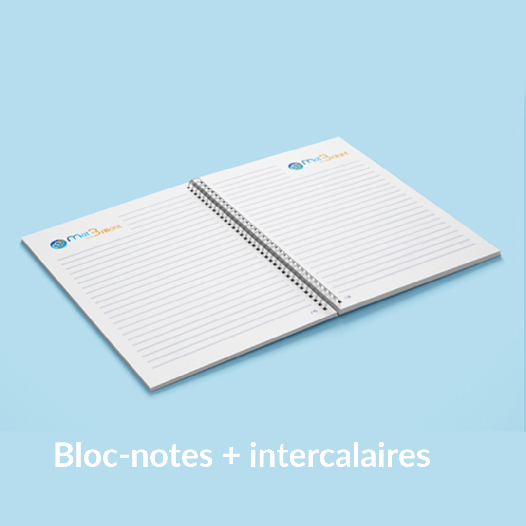 Blocs-notes et intercalaires 